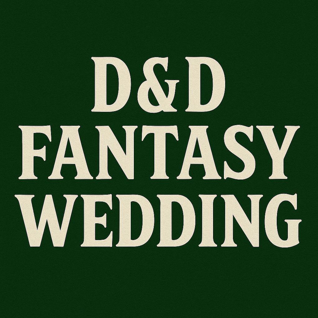 D&D and Fantasy Wedding
