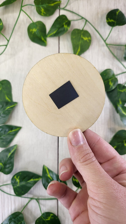 Pokéball Save the Date Magnet - Pokémon Wood Wedding