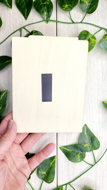 Star Wedding Invitation Magnets | Nerdy Personalized Wedding invite | Laser Engraved wooden magnet | Sci Fi Geek Invite 4x6in