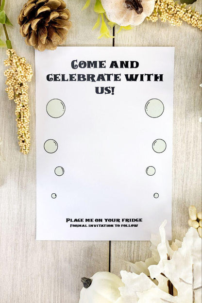 Cauldron Save the Date Magnet • Halloween Wedding Invitation • Spooky Fall Wedding • Black Wood Fridge Magnet • Gothic Wedding