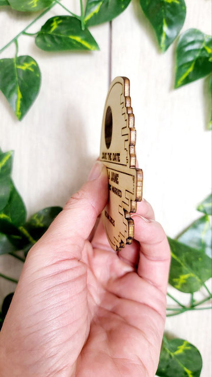 Star Wedding Save The Date Magnets Space Themed Save the Date Nerdy Wedding Invitations Personalized Wood Magnet and Card