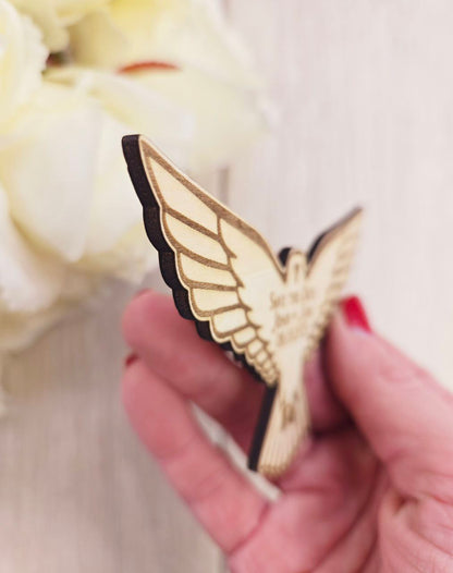 Falcon Save The Date Magnets Wedding Bird Save the Date Pet Wedding Invitations Custom Wood Magnet