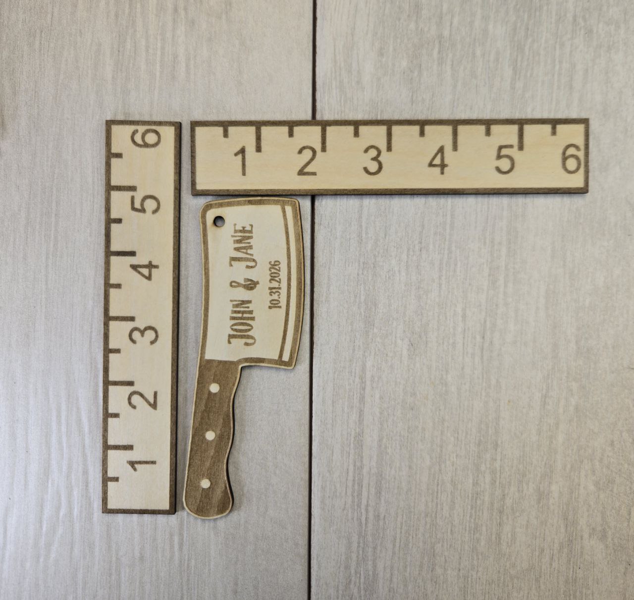 Cleaver Save the Date Magnet • Horror Wedding Invitation • Funny Halloween Wedding Favor for Guests • Serial Killer Wedding Decor Idea