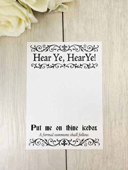 Medieval Scroll Save the Date Magnet • Fantasy Renaissance Wedding Magnet • DnD or Nerdy Save the Date • Wood Magnet with Card