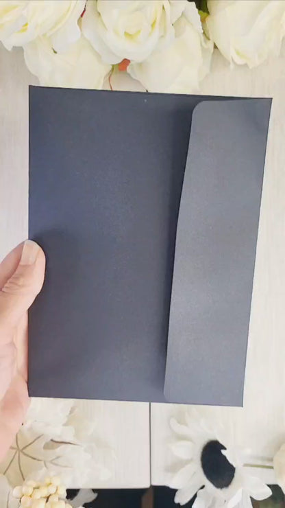 Gold Heart Save the Date Magnet • Elegant Wedding Announcement • Custom Wooden Flip Magnet with Personalized Text